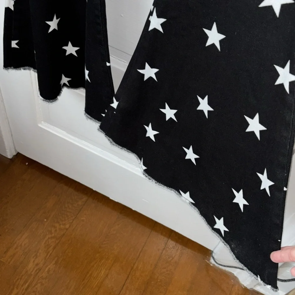 ALTAR’D STATE STARRY HIGH RISE FLARE JEANS - Picture 5 of 10